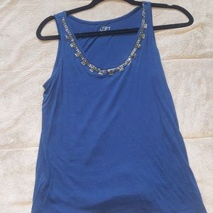 Blue Ann Taylor Tank Top